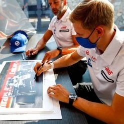 Haas Mick Schumacher 2021 Signed Photograph – Hungarian GP Haas