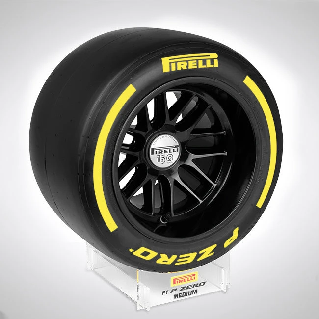 Pirelli 2022 Yellow Medium Compound Wind Tunnel Tyre 1 Pirelli 2022 Yellow Medium Compound Wind Tunnel Tyre