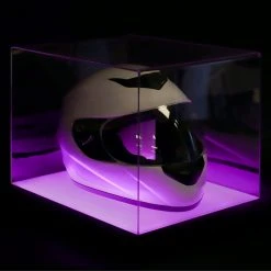 F1 Authentics Full Size Helmet Display Case With LED Colour Display