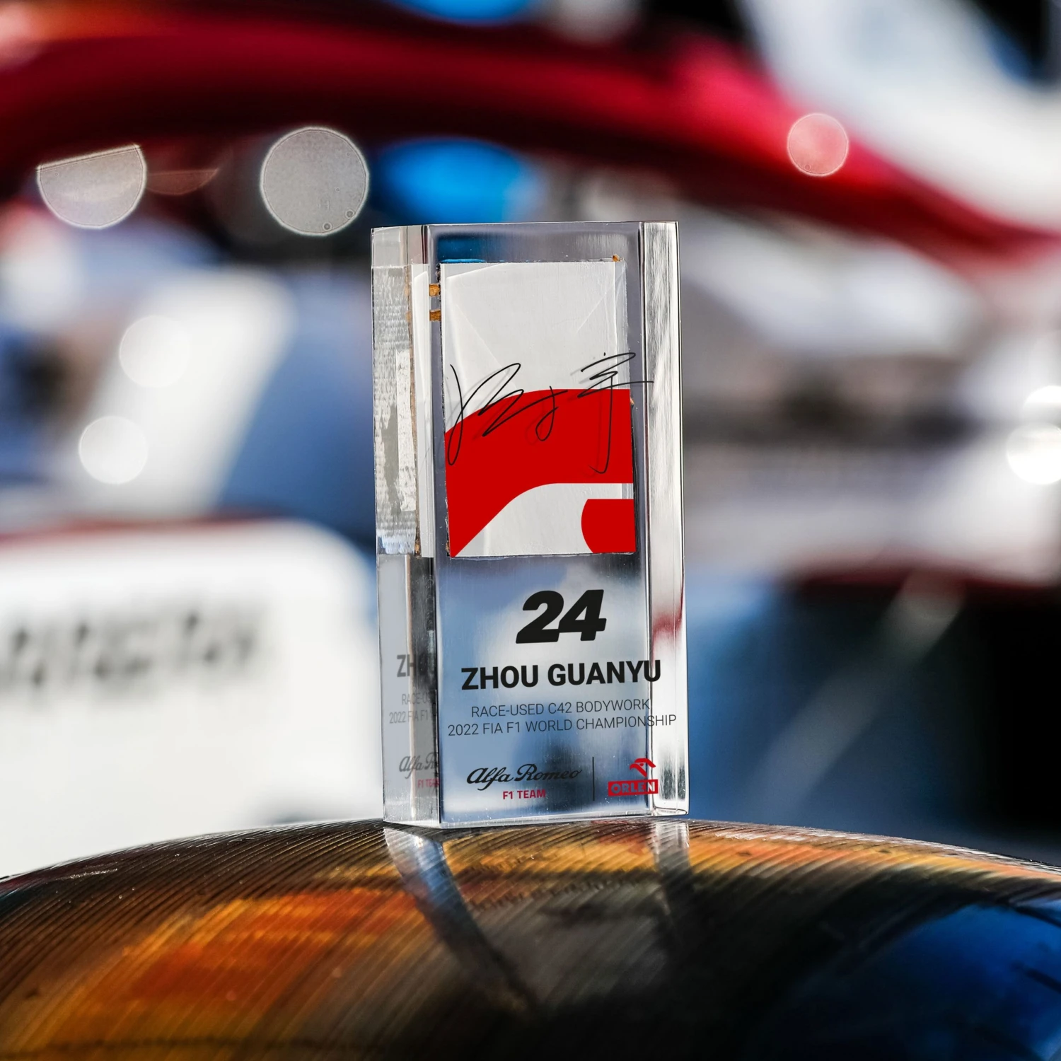 Alfa Romeo Zhou Guanyu 2022 Bodywork In Acrylic 4 Alfa Romeo Zhou Guanyu 2022 Bodywork In Acrylic