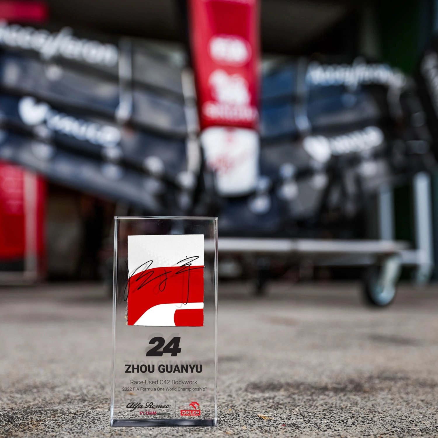 Alfa Romeo Zhou Guanyu 2022 Bodywork In Acrylic 2 Alfa Romeo Zhou Guanyu 2022 Bodywork In Acrylic