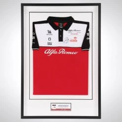 Alfa Romeo Antonio Giovinazzi 2021 Signed Polo Shirt