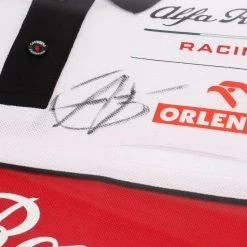 Alfa Romeo Antonio Giovinazzi 2021 Signed Polo Shirt
