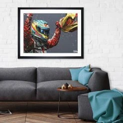 Ferrari Fernando Alonso 2013 Win - Paul Oz Ferrari