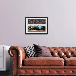 Renault Fernando Alonso 2005 French GP Win – James Moy Print