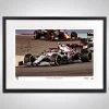 Alfa Romeo Antonio Giovinazzi 2021 Framed Signed Photograph – Bahrain GP Alfa Romeo