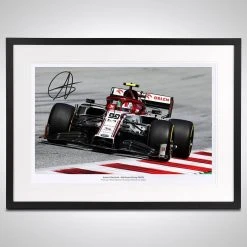 F1 Authentics Antonio Giovinazzi 2020 Framed Signed Photo – Styrian GP