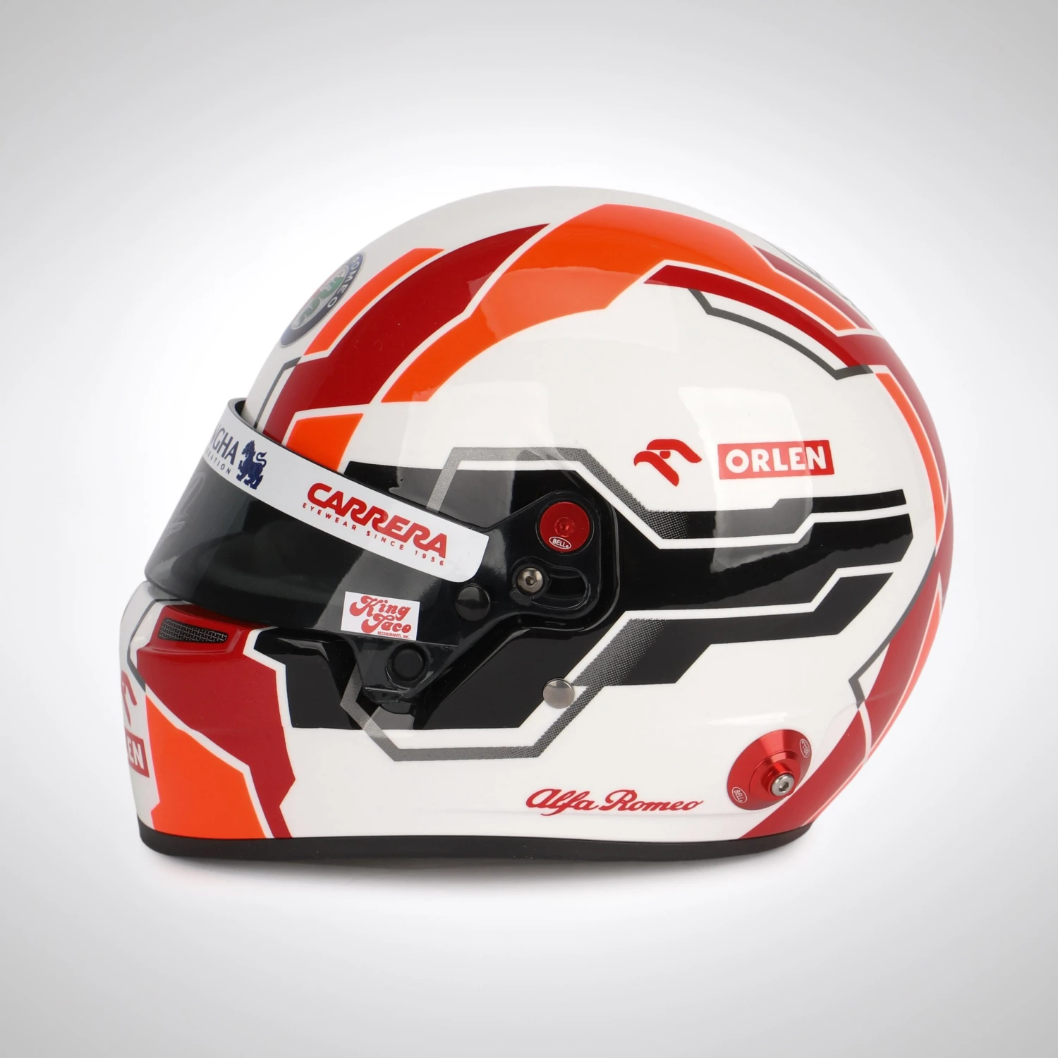 Alfa Romeo Antonio Giovinazzi 2021 Signed 1:2 Scale Helmet 3 Alfa Romeo Antonio Giovinazzi 2021 Signed 1:2 Scale Helmet