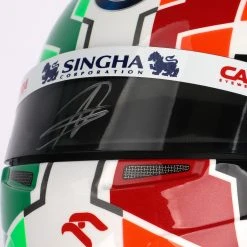 Alfa Romeo Antonio Giovinazzi 2021 Signed 1:2 Scale Helmet 14 Alfa Romeo Antonio Giovinazzi 2021 Signed 1:2 Scale Helmet