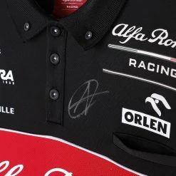 F1 Authentics Antonio Giovinazzi 2020 Framed Signed Polo Shirt 11 F1 Authentics Antonio Giovinazzi 2020 Framed Signed Polo Shirt