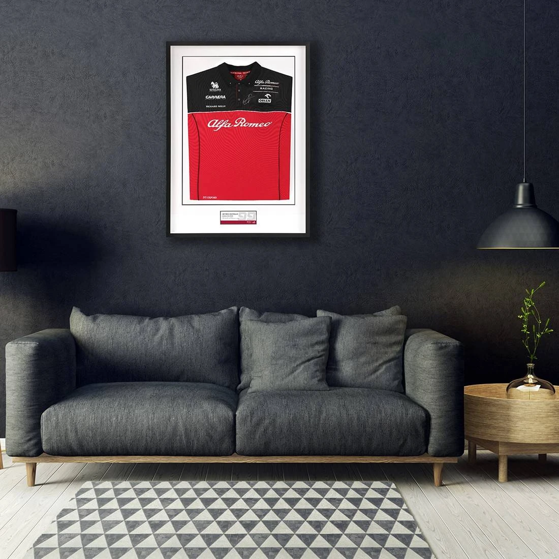 F1 Authentics Antonio Giovinazzi 2020 Framed Signed Polo Shirt 7 F1 Authentics Antonio Giovinazzi 2020 Framed Signed Polo Shirt