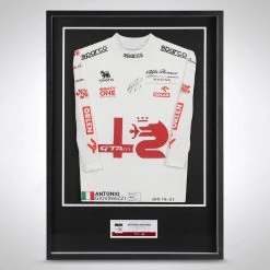 Alfa Romeo Antonio Giovinazzi 2021 Signed Race Used Nomex