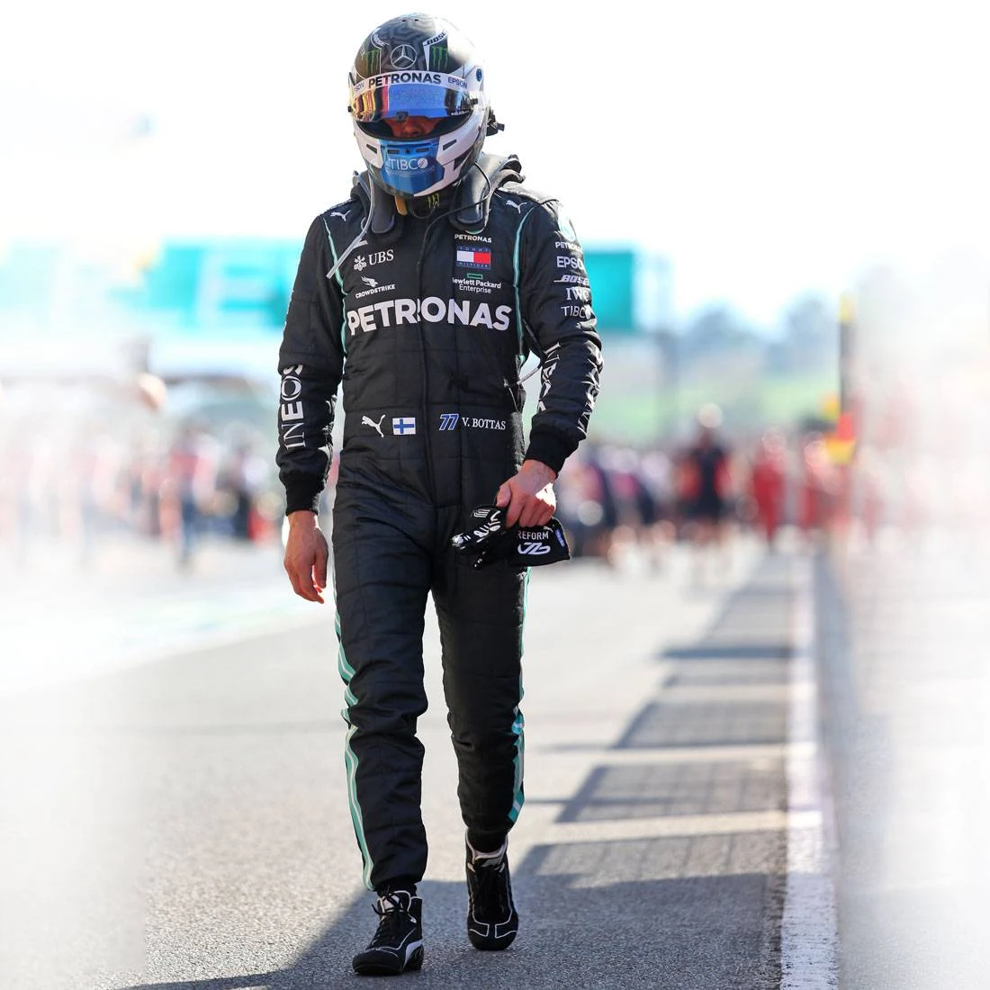 Mercedes-AMG Petronas Mercedes Valtteri Bottas 2020 Signed Official Replica Racesuit 2 Mercedes-AMG Petronas Mercedes Valtteri Bottas 2020 Signed Official Replica Racesuit
