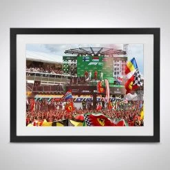 Ferrari Ferrari Charles Leclerc's Win - Monza GP 2019 - James Moy Print
