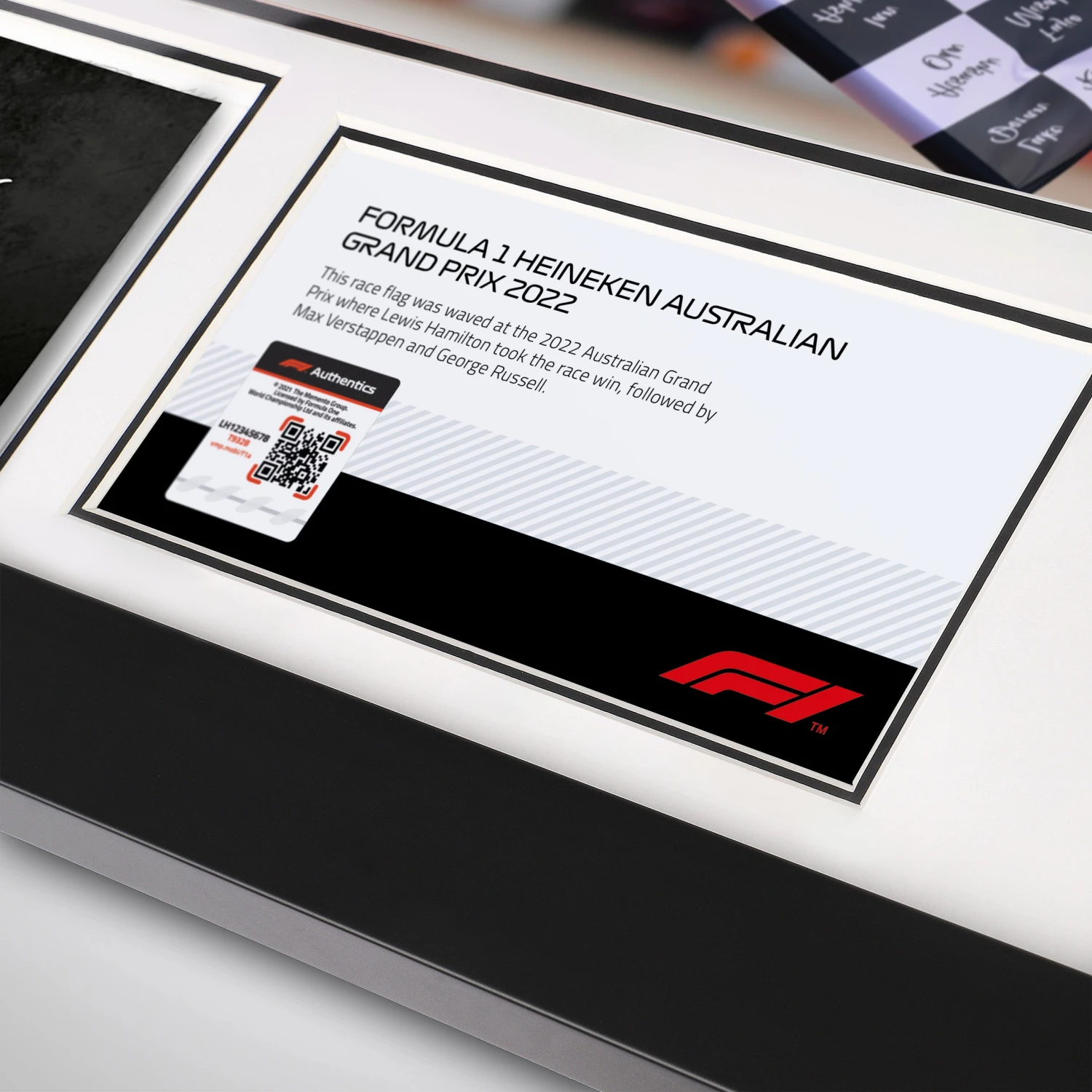 F1 Authentics Own The Chequered Flag – 2022 Australian Grand Prix Flags 6 F1 Authentics Own The Chequered Flag – 2022 Australian Grand Prix Flags