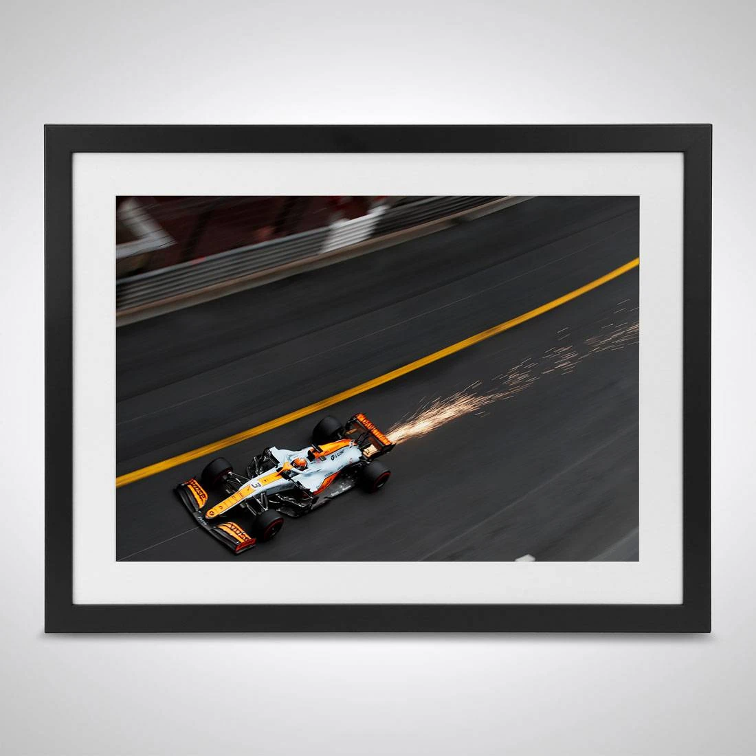F1 Authentics Daniel Ricciardo 2021 Monaco GP Sparks – James Moy Print 1 F1 Authentics Daniel Ricciardo 2021 Monaco GP Sparks – James Moy Print