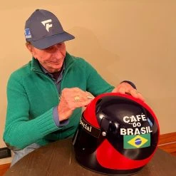 Team Archive Emerson Fittipaldi 1972 Signed 1:1 Official Replica Helmet