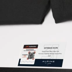 Alpine Esteban Ocon 2021 Framed Signed Race-worn Race Suit - Bahrain GP Alpine 9 Alpine Esteban Ocon 2021 Framed Signed Race-worn Race Suit - Bahrain GP Alpine