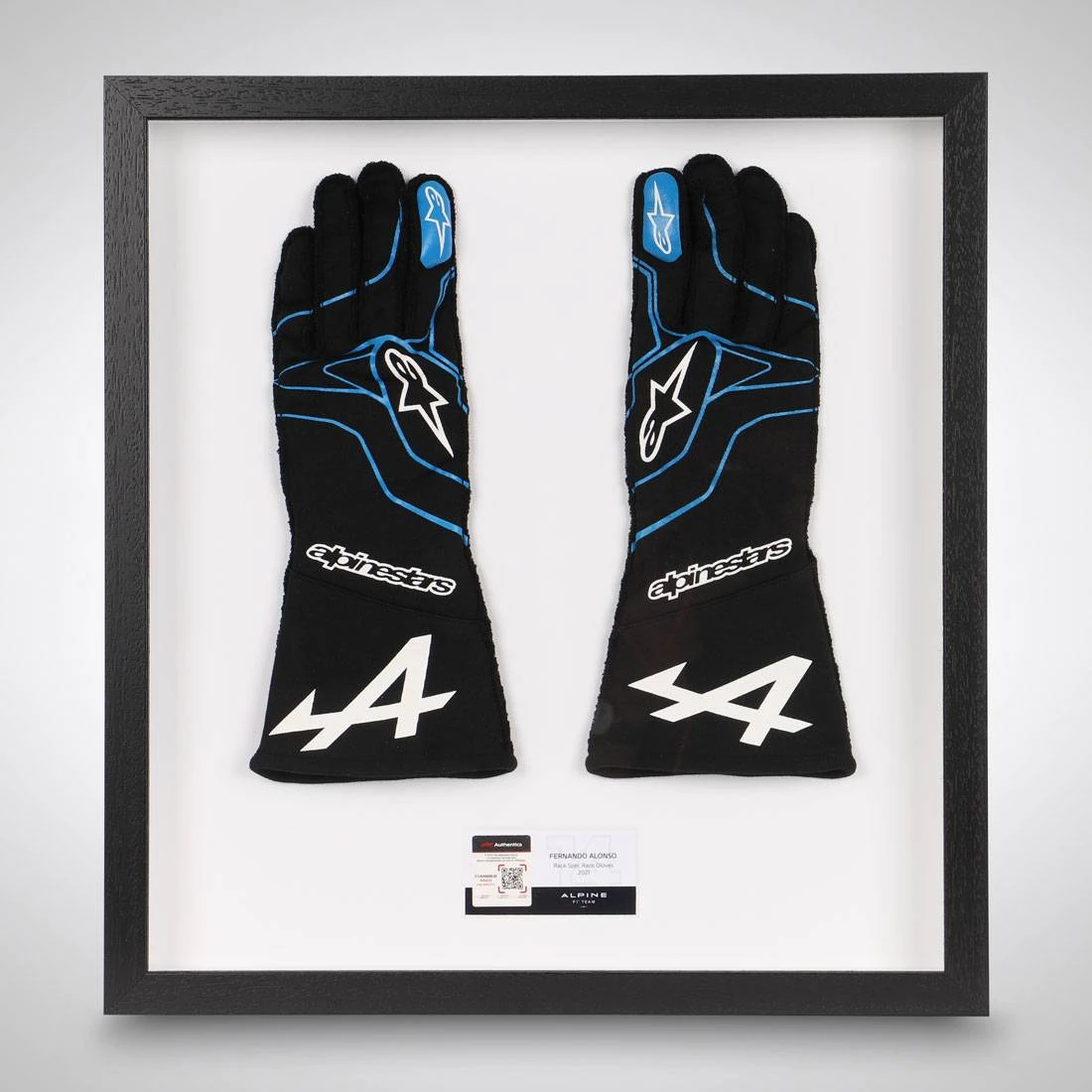 Alpine Alpine Fernando Alonso 2021 Race Spec Race Gloves 1 Alpine Alpine Fernando Alonso 2021 Race Spec Race Gloves
