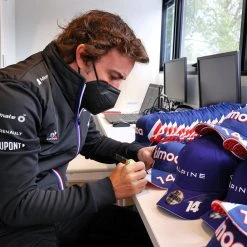 Alpine Alpine Fernando Alonso 2021 Unframed Signed Cap