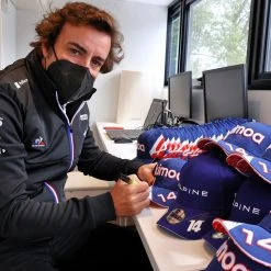 Alpine Alpine Fernando Alonso 2021 Unframed Signed Cap