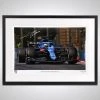 Alpine Fernando Alonso 2021 Signed Photograph – Azerbaijan GP Alpine