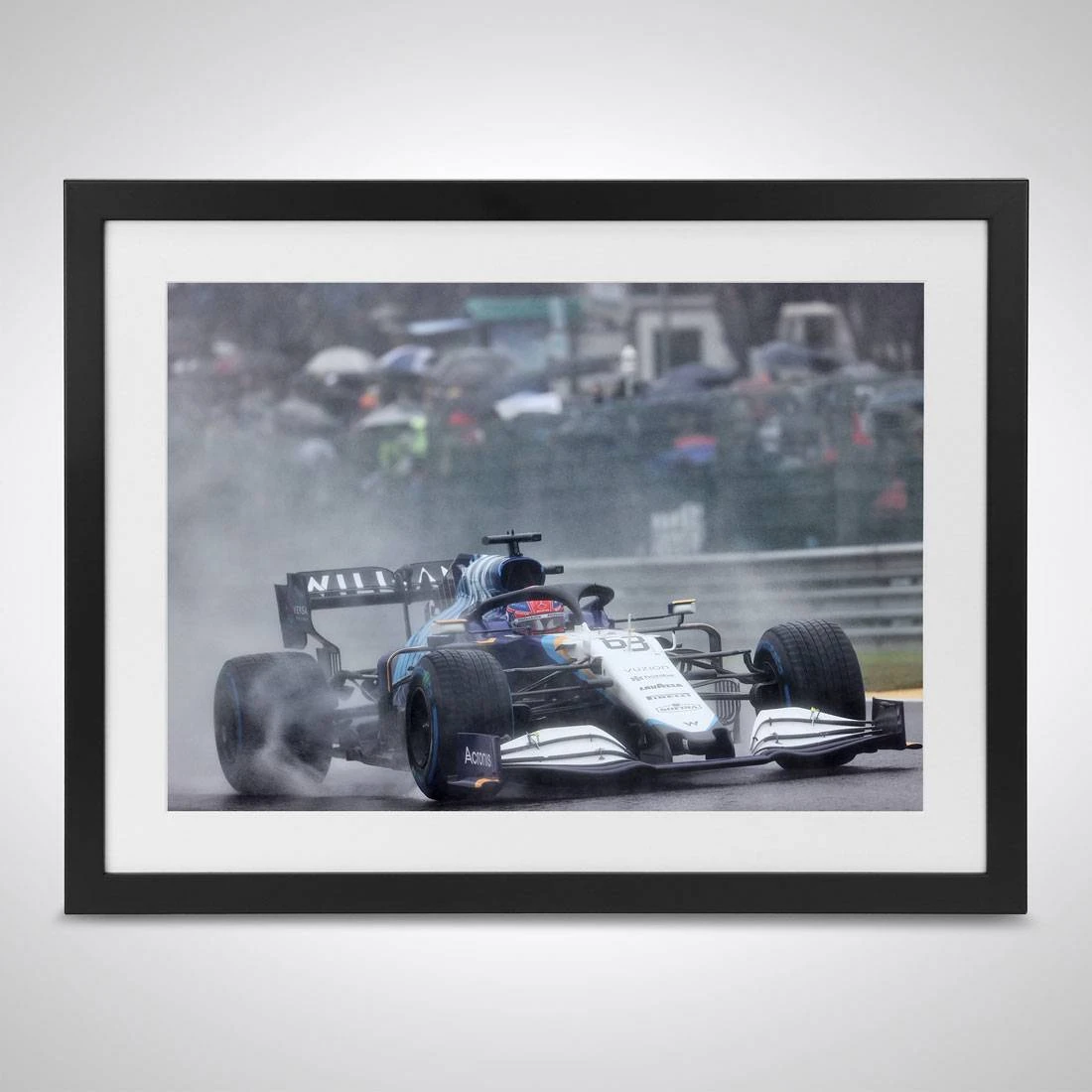 Williams Williams George Russell 2021 Belgian GP – James Moy Print 1 Williams Williams George Russell 2021 Belgian GP – James Moy Print