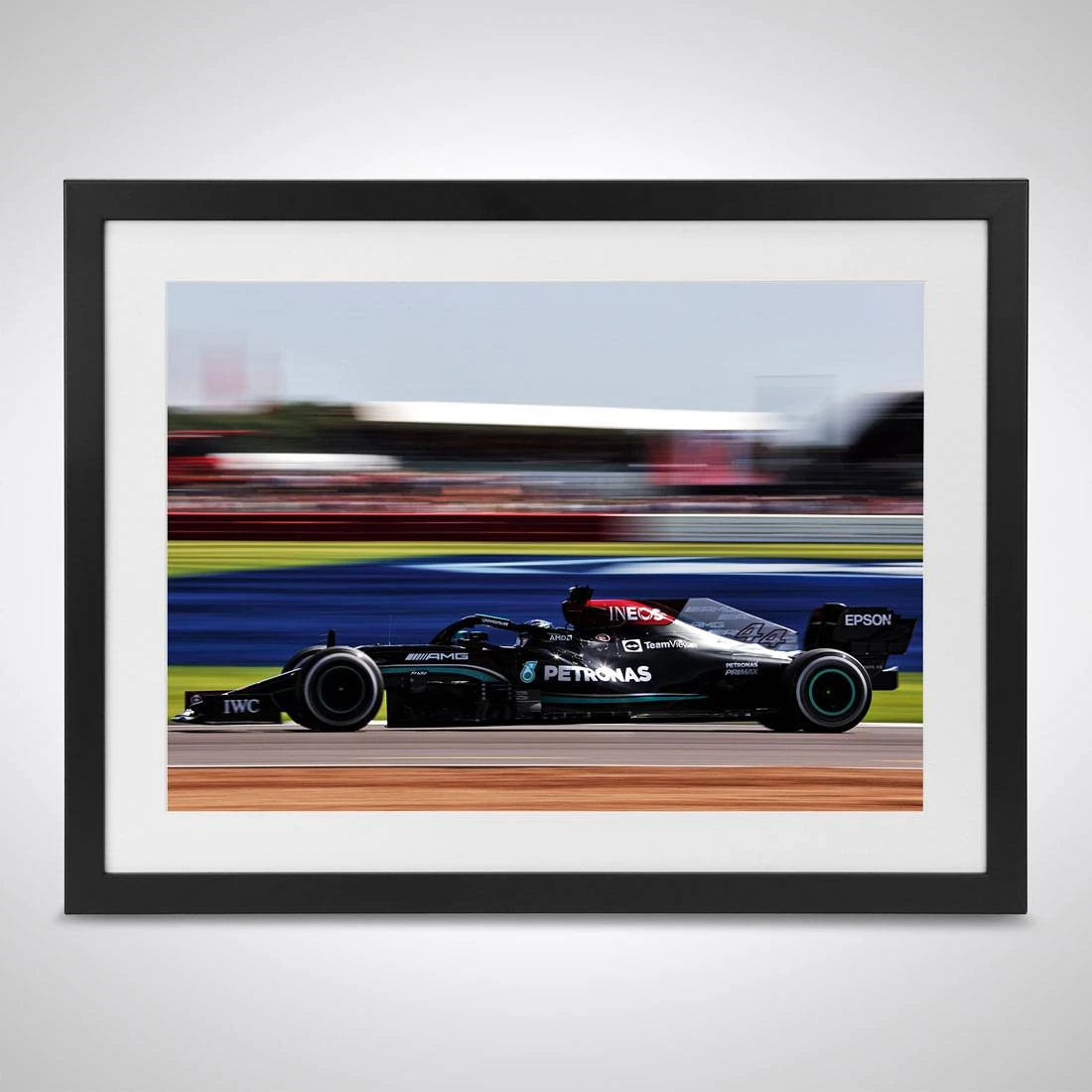 F1 Authentics Lewis Hamilton 2021 British GP Blurred – James Moy Print 1 F1 Authentics Lewis Hamilton 2021 British GP Blurred – James Moy Print