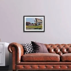 F1 Authentics Lewis Hamilton 2021 British GP Wing – James Moy Print