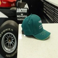 Lance Stroll Aston Martin 2021 Framed Signed Cap