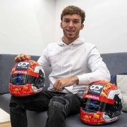 AlphaTauri AlphaTauri Pierre Gasly 2020 Signed 1:1 Italian GP Official Licensed Helmet
