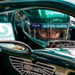 Aston Martin Lance Stroll 2021 Signed 1:2 Scale Helmet Aston Martin