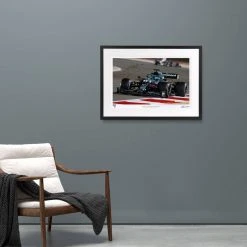 Aston Martin Aston Martin Lance Stroll 2021 Framed Signed Photograph – Bahrain GP