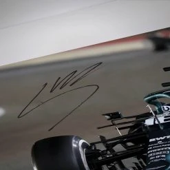Aston Martin Aston Martin Lance Stroll 2021 Framed Signed Photograph – Bahrain GP