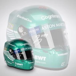 Aston Martin Lance Stroll 2021 Signed 1:2 Scale Helmet Aston Martin