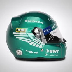 Aston Martin Lance Stroll 2021 Signed 1:2 Scale Helmet Aston Martin