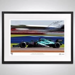 Aston Martin Aston Martin Lance Stroll 2021 Signed Photograph – British GP