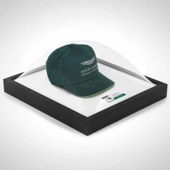 Lance Stroll Aston Martin 2021 Framed Signed Cap