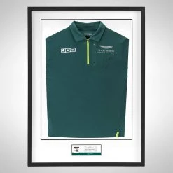 Aston Martin Aston Martin Lance Stroll 2021 Signed Polo Shirt 11 Aston Martin Aston Martin Lance Stroll 2021 Signed Polo Shirt