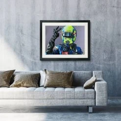 F1 Authentics Father's Day Gifts Lando Norris 2020 Podium Artwork - Paul Oz