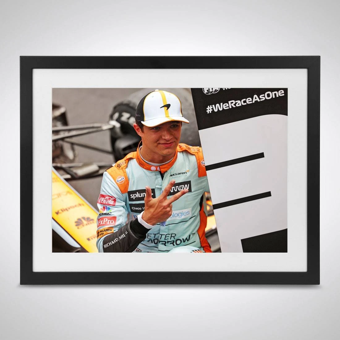 F1 Authentics Lando Norris 2021 Monaco GP Celebration – James Moy Print Father's Day Gifts 1 F1 Authentics Lando Norris 2021 Monaco GP Celebration – James Moy Print Father's Day Gifts