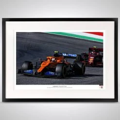 F1 Authentics Lando Norris 2020 Framed Signed Photo - Tuscan GP Gifts