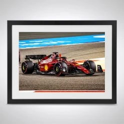 Ferrari Ferrari Charles Leclerc 2022 Bahrain Grand Prix Print – James Moy