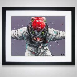 F1 Authentics Lewis Hamilton 2019 World Champion Art- Paul Oz