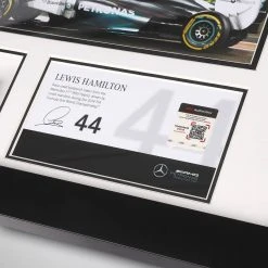 Mercedes-AMG Petronas Lewis Hamilton 2014 Abu Dhabi British Flag Photo & Bodywork
