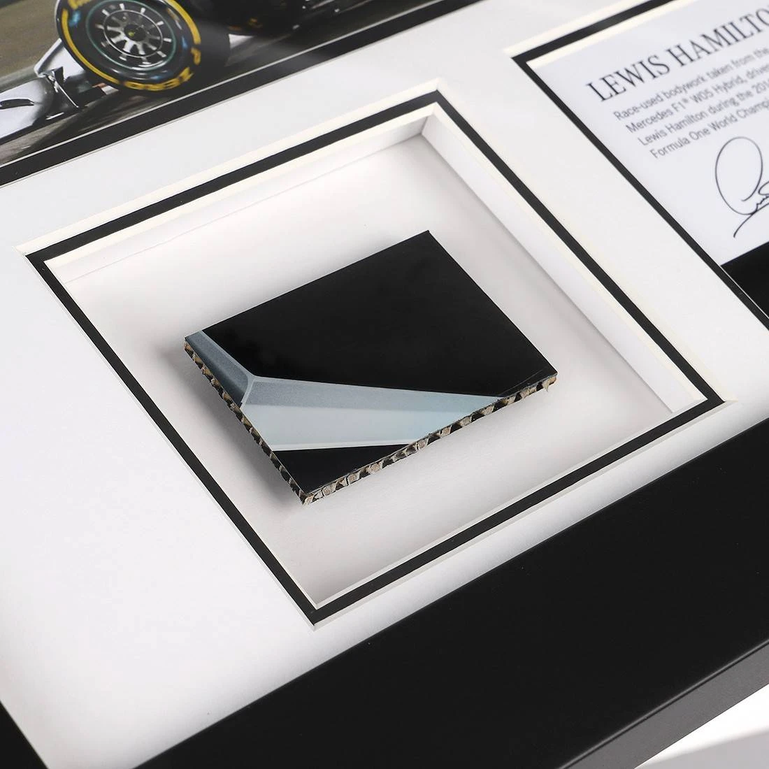 Mercedes-AMG Petronas Lewis Hamilton 2014 Abu Dhabi British Flag Photo & Bodywork