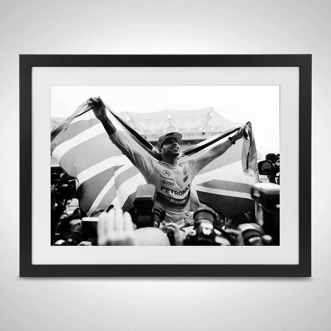 F1 Authentics Lewis Hamilton 2015 Championship Win - Austin GP 2015 - James Moy Print 1 F1 Authentics Lewis Hamilton 2015 Championship Win - Austin GP 2015 - James Moy Print