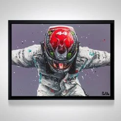 F1 Authentics Lewis Hamilton 2019 World Champion Art- Paul Oz