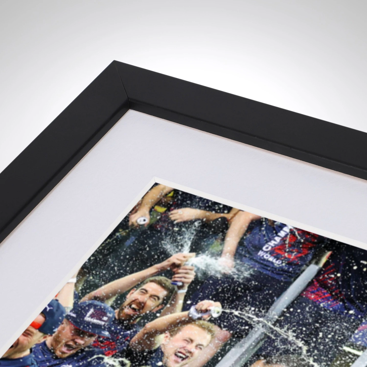 Max Verstappen 2021 World Champion Red Bull Team Celebrations – James Moy Print 6 Max Verstappen 2021 World Champion Red Bull Team Celebrations – James Moy Print