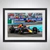 Red Bull Red Bull Max Verstappen 2022 Victory In Miami – James Moy Print